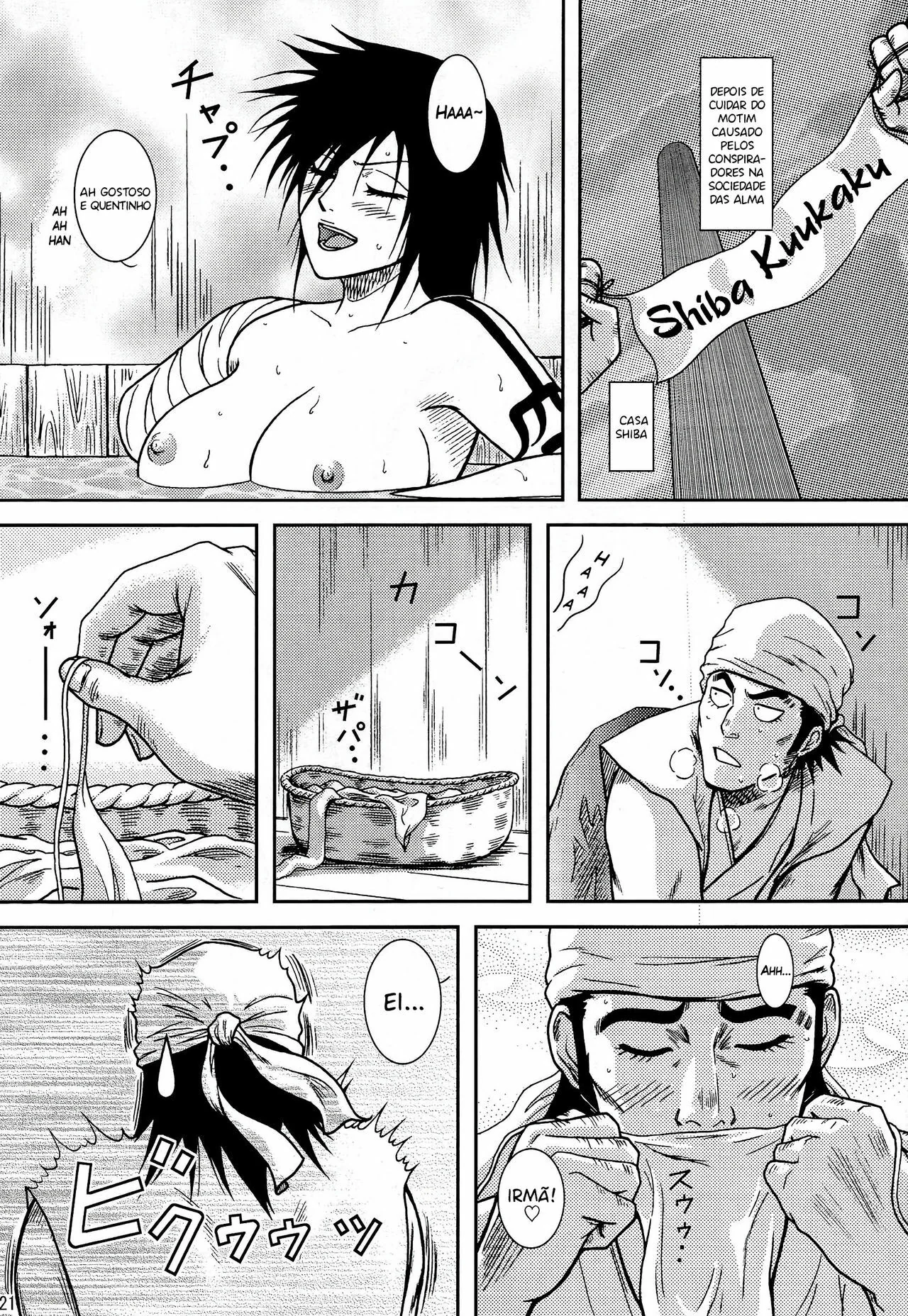 Bleach Hentai HQ: Loira Piranha - Mortes no Spa da Putaria - Manga Hentai Bleach Brasileiro