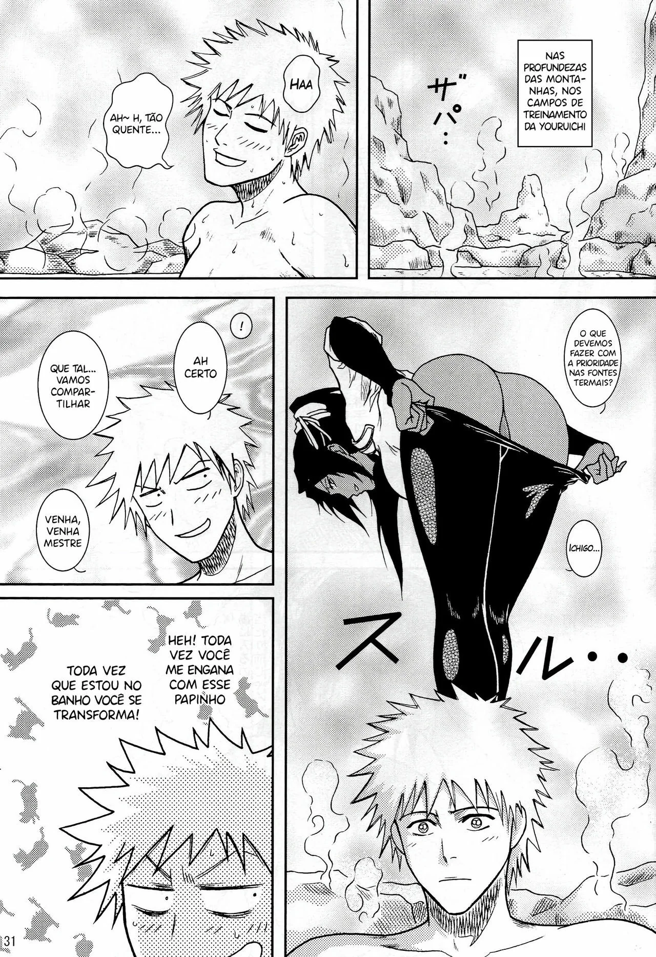 Bleach Hentai HQ: Loira Piranha - Mortes no Spa da Putaria - Manga Hentai Bleach Brasileiro
