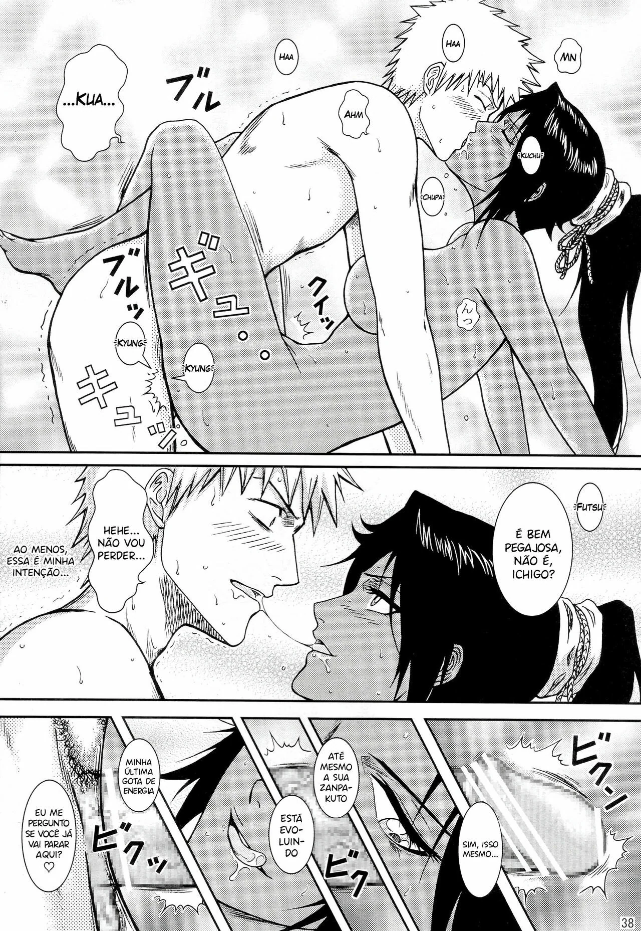 Bleach Hentai HQ: Loira Piranha - Mortes no Spa da Putaria - Manga Hentai Bleach Brasileiro