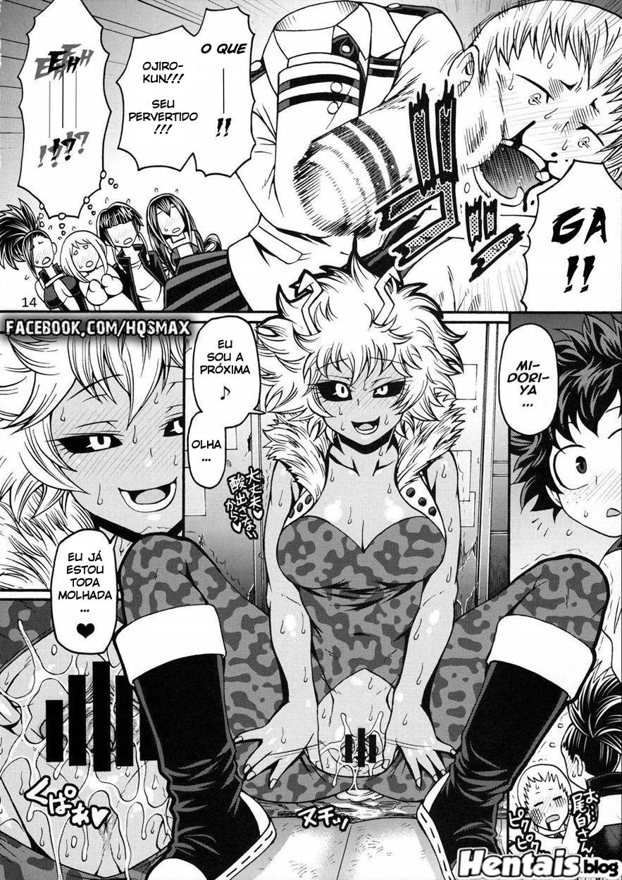 Boku no Hero Porno: Meninas Poppin - O Segredo do Sexo na Escola UA em Hentai HQ