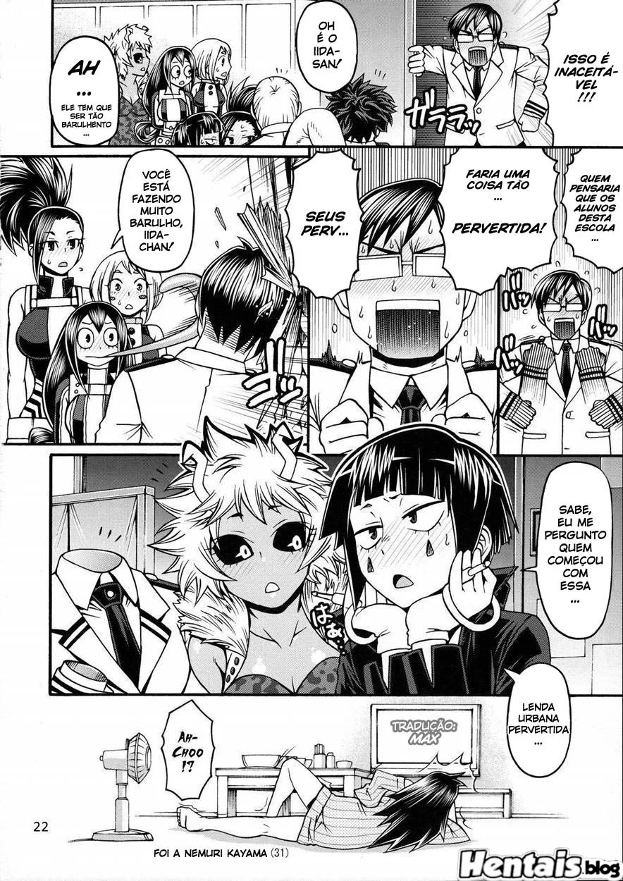 Boku no Hero Porno: Meninas Poppin - O Segredo do Sexo na Escola UA em Hentai HQ