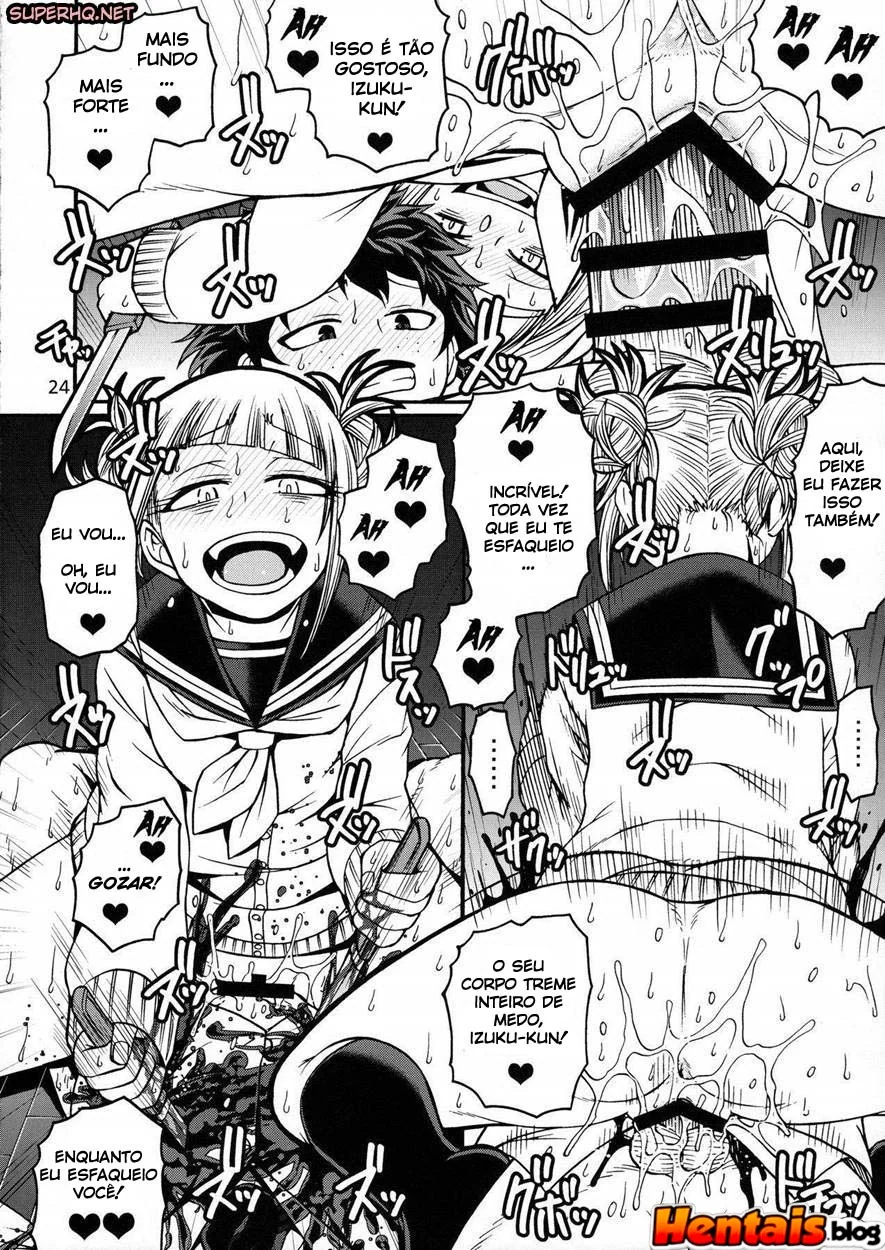 Boku no Hero Porno: Meninas Poppin - O Segredo do Sexo na Escola UA em Hentai HQ