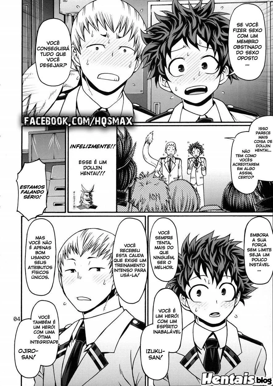 Boku no Hero Porno: Meninas Poppin - O Segredo do Sexo na Escola UA em Hentai HQ