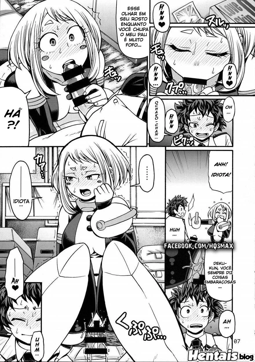 Boku no Hero Porno: Meninas Poppin - O Segredo do Sexo na Escola UA em Hentai HQ