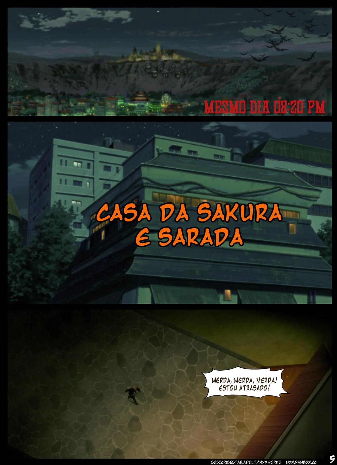 Boruto e Sarada: Putaria na Noite de Halloween - HQ Hentai Brasileiro
