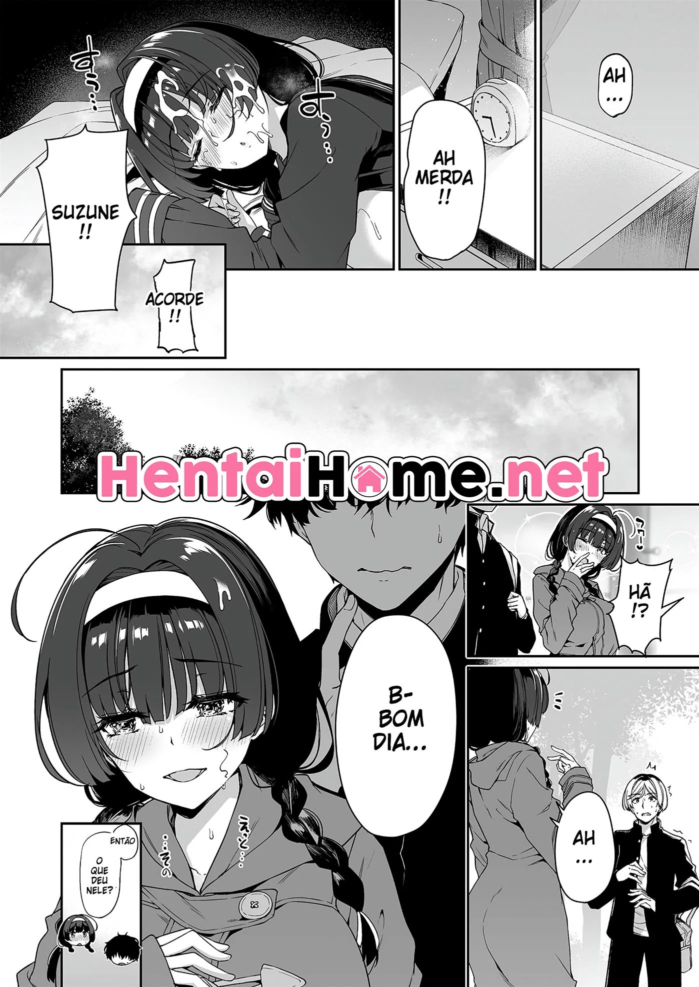 Brigas, Sexo e Piranhas: Akiho e suas amigas peitudas na Escola - HQ Hentai Brasileiro