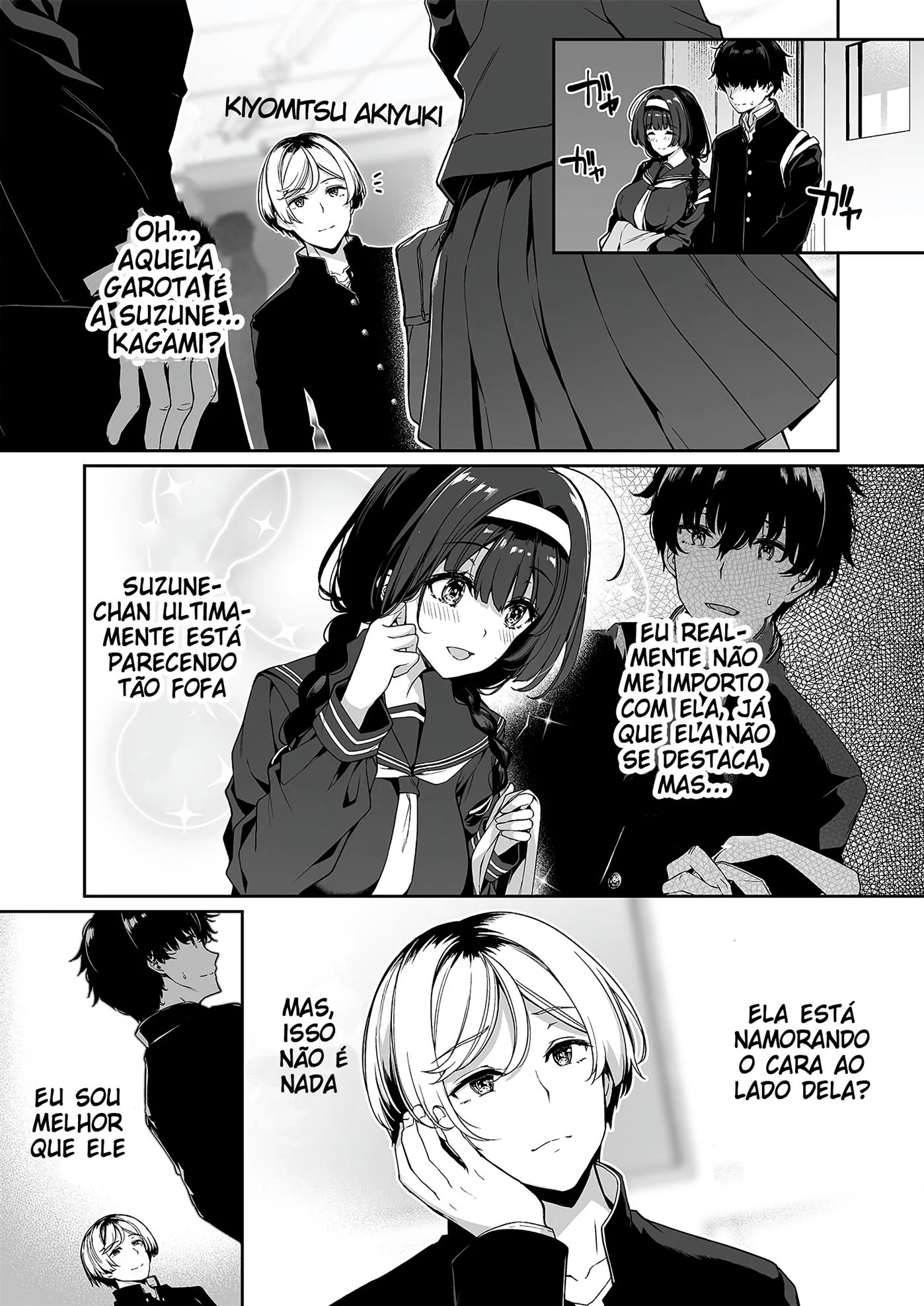 Brigas, Sexo e Piranhas: Akiho e suas amigas peitudas na Escola - HQ Hentai Brasileiro