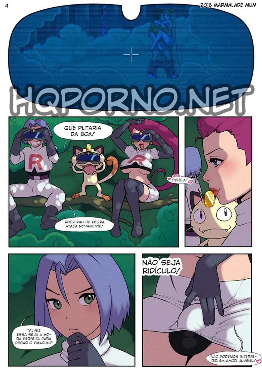 Brock comendo a Misty e Ash descobrindo seu lado hentai gay em HQ
