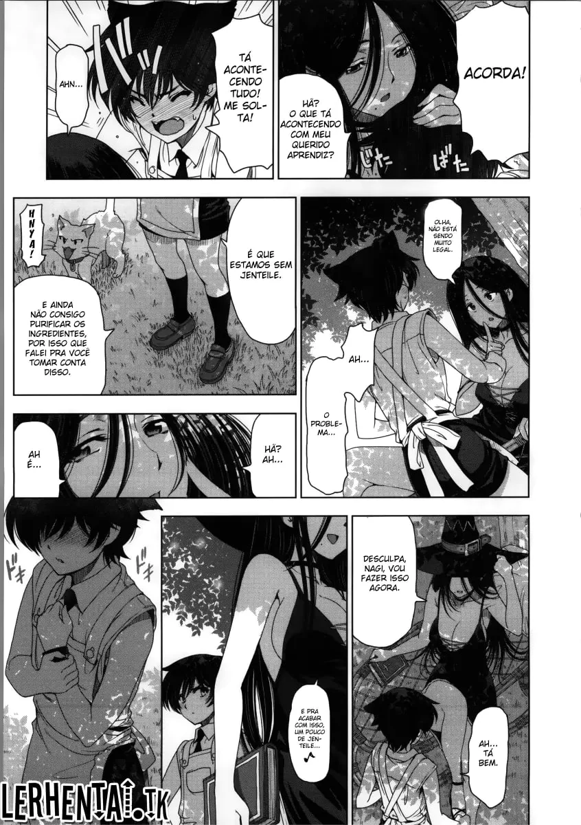 Bruxa Tarada: Ensinando a Piroca - Hentai HQ Brasileiro