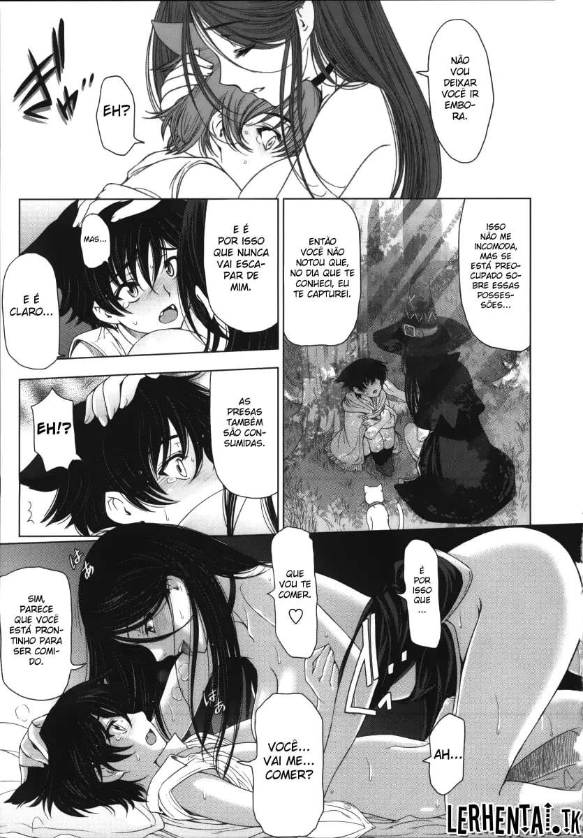 Bruxa Tarada: Ensinando a Piroca - Hentai HQ Brasileiro