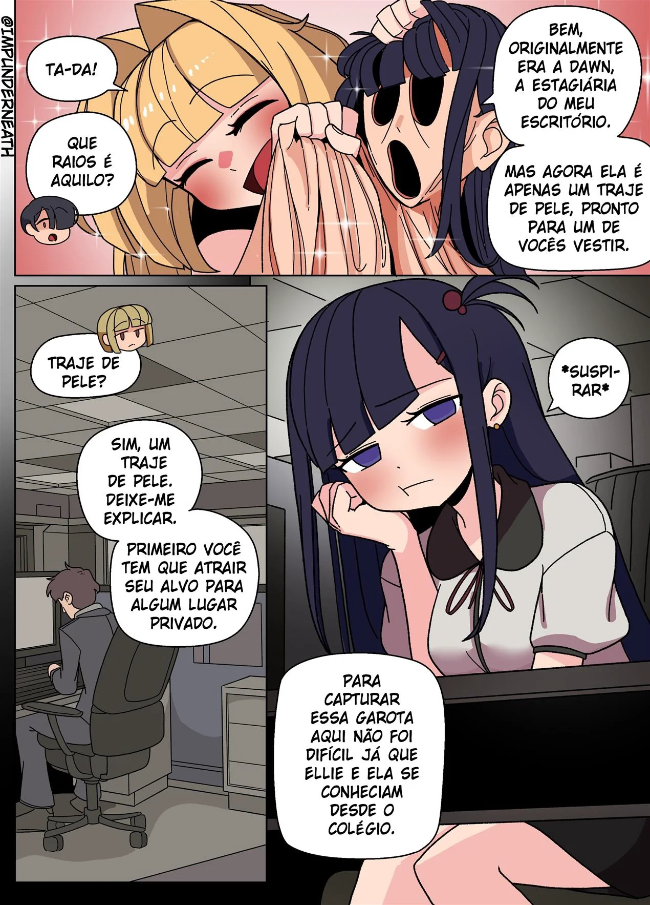 Bullying e Sacanagem na Casa do Henry: Ellie Skinsuit Vl.3 em HQ Brasileiro