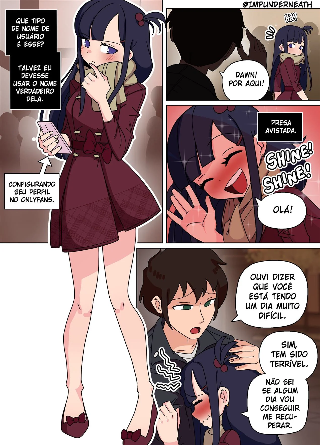 Bullying e Sacanagem na Casa do Henry: Ellie Skinsuit Vl.3 em HQ Brasileiro