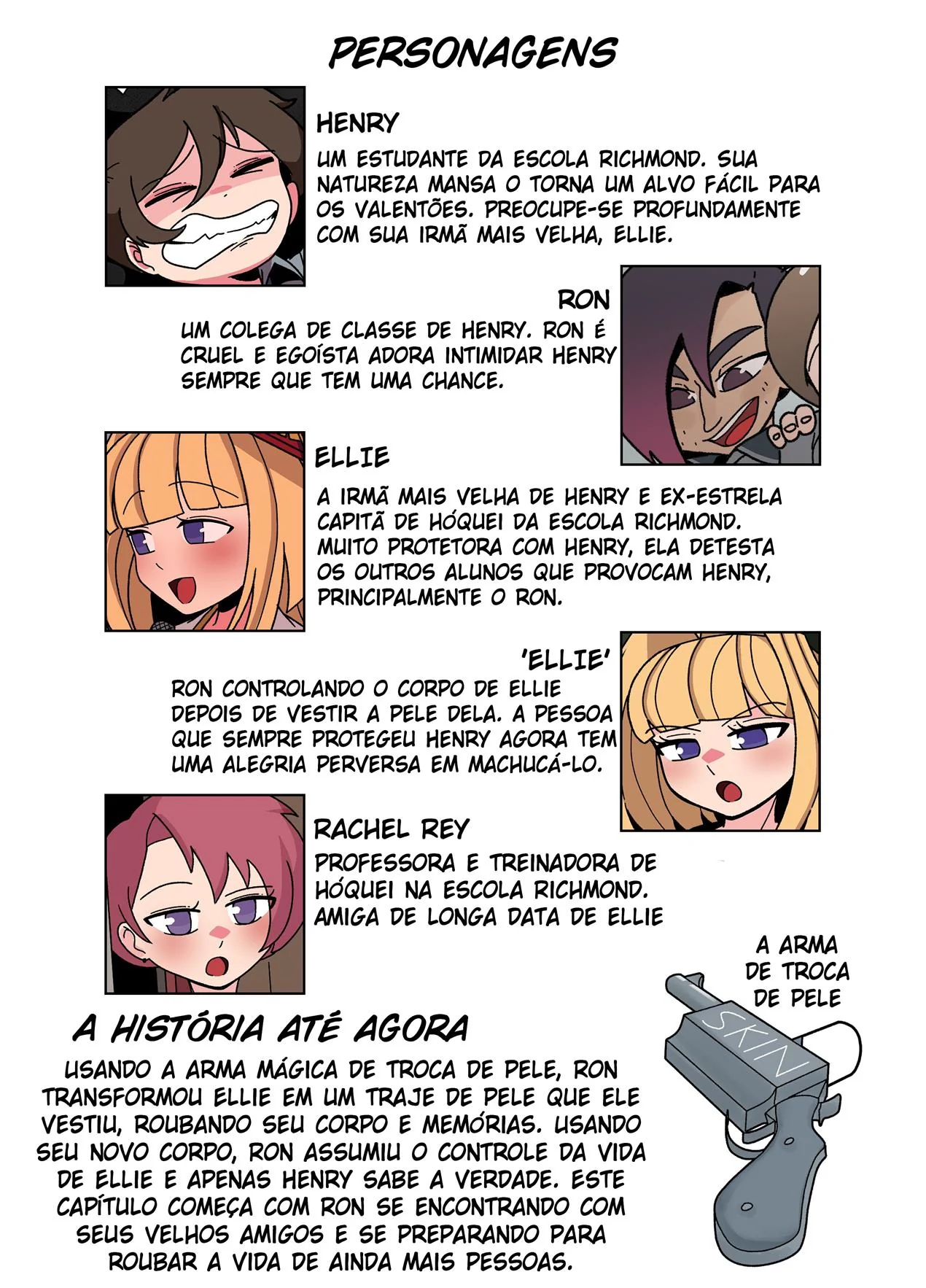 Bullying e Sacanagem na Casa do Henry: Ellie Skinsuit Vl.3 em HQ Brasileiro