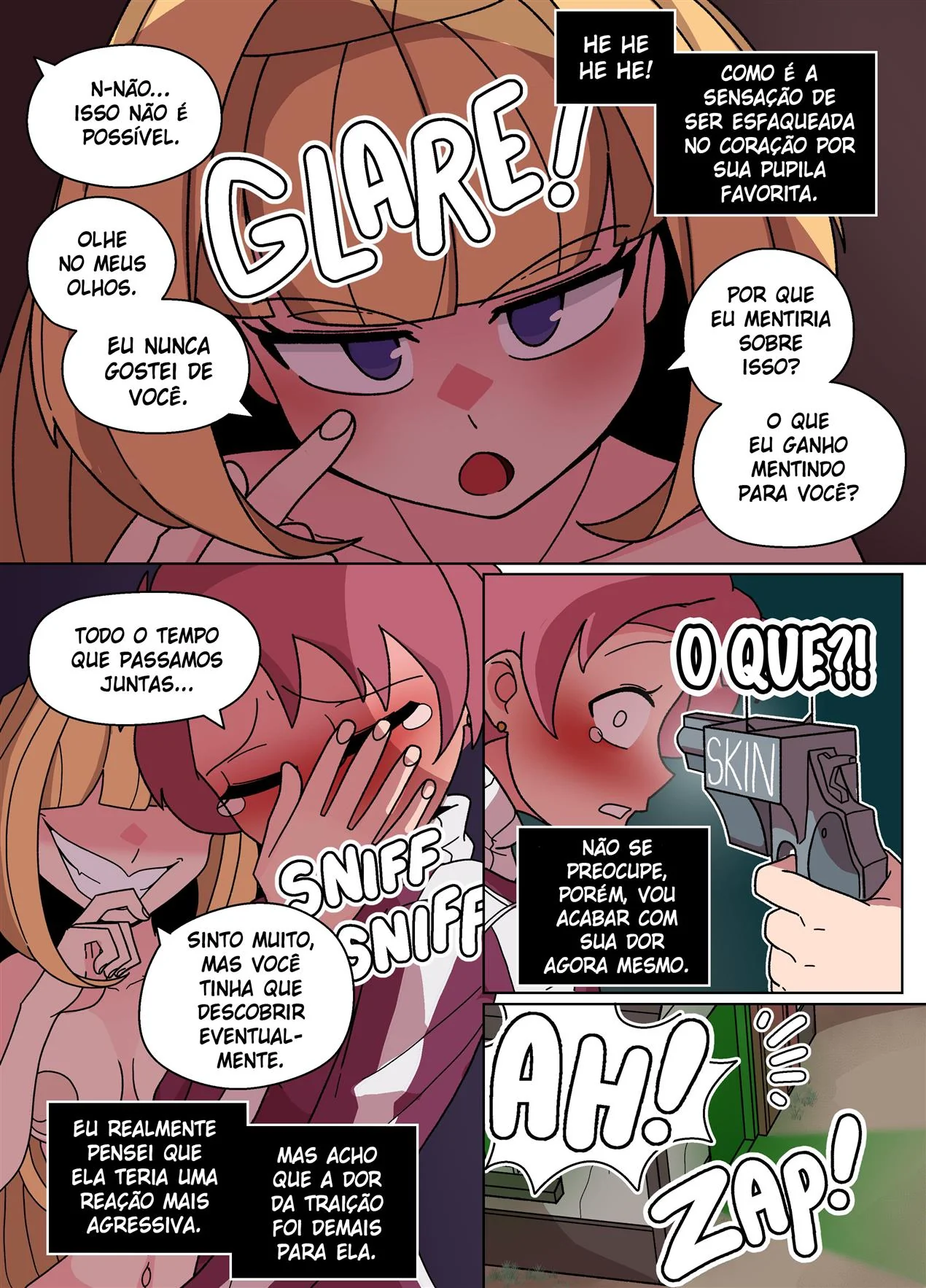 Bullying e Sacanagem na Casa do Henry: Ellie Skinsuit Vl.3 em HQ Brasileiro