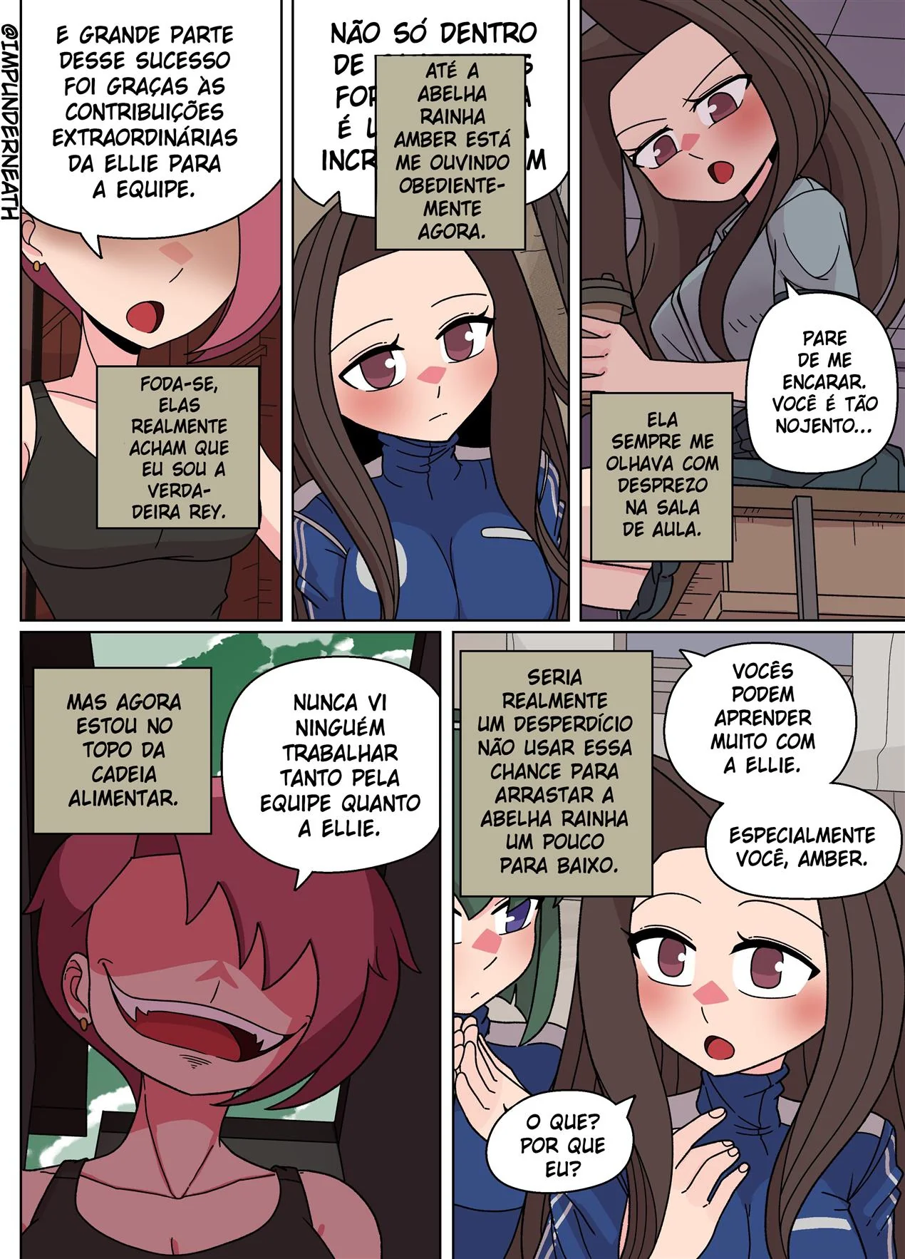 Bullying e Sacanagem na Casa do Henry: Ellie Skinsuit Vl.3 em HQ Brasileiro