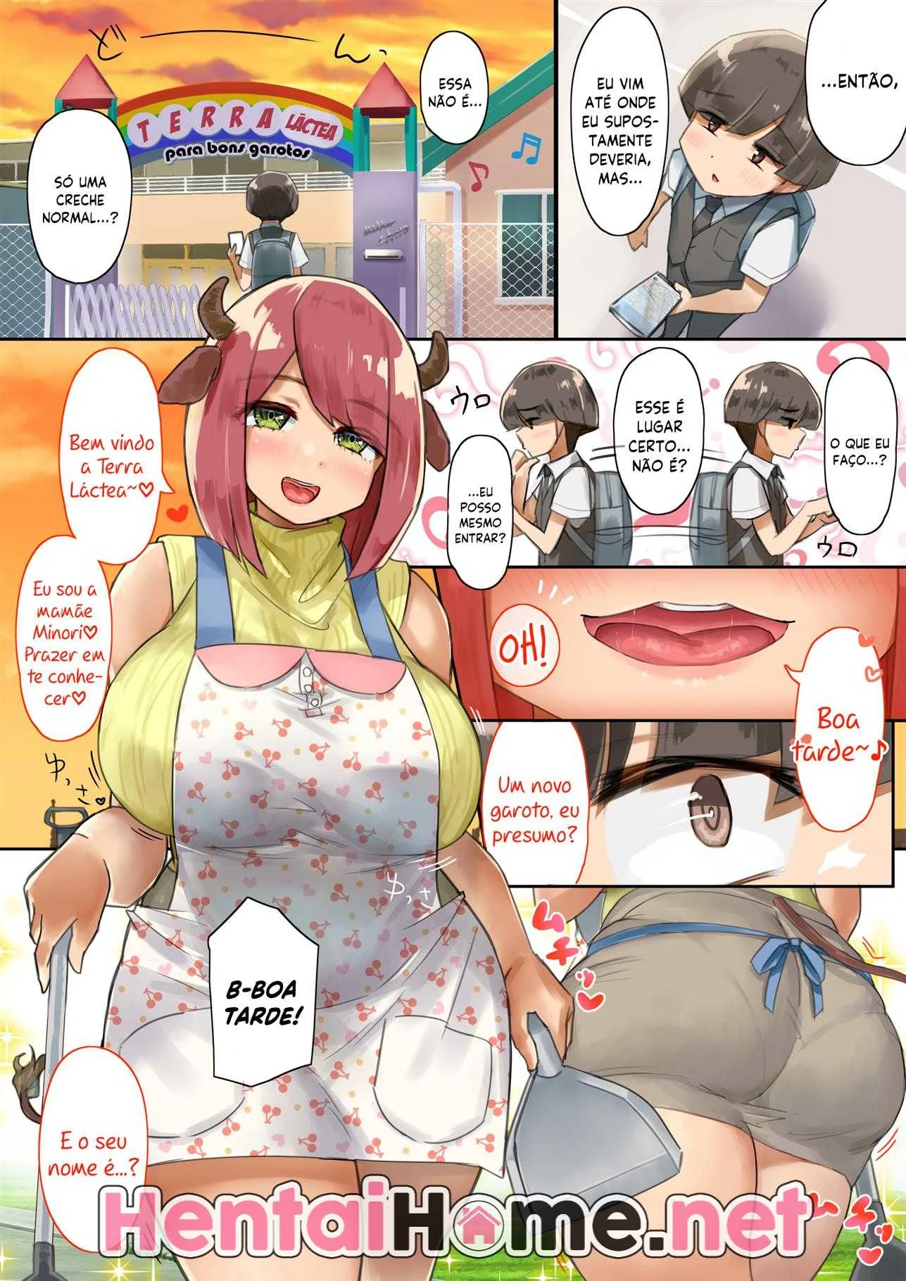 Cabaré das Peitudas: Safada dos Peitos Grandes Querendo Rola em HQ Brasileiro