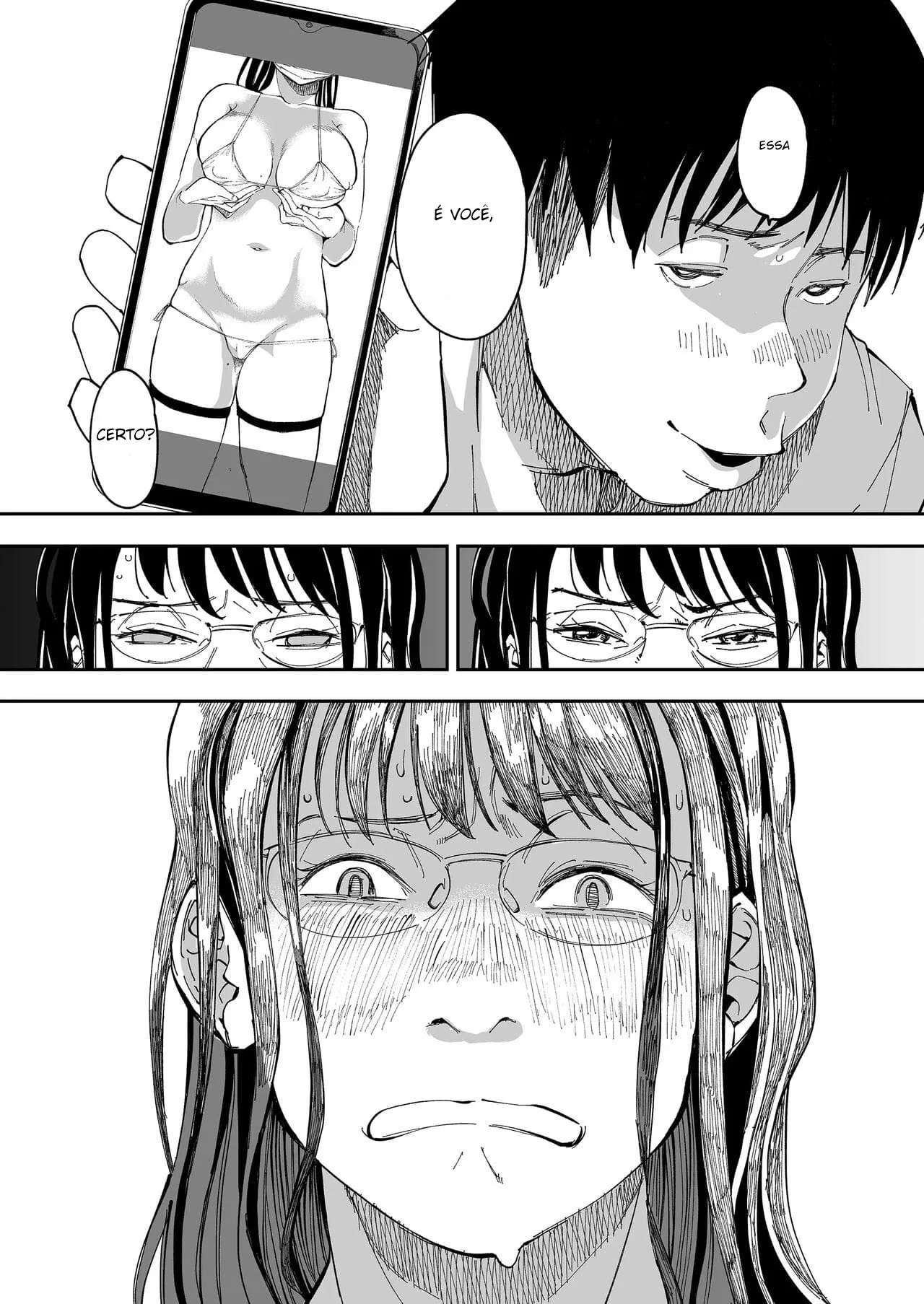 Chantageando a Camgirl: Nerfador Louco Pra Meter na Irmãzinha Safada - Hentai HQ Brasileiro