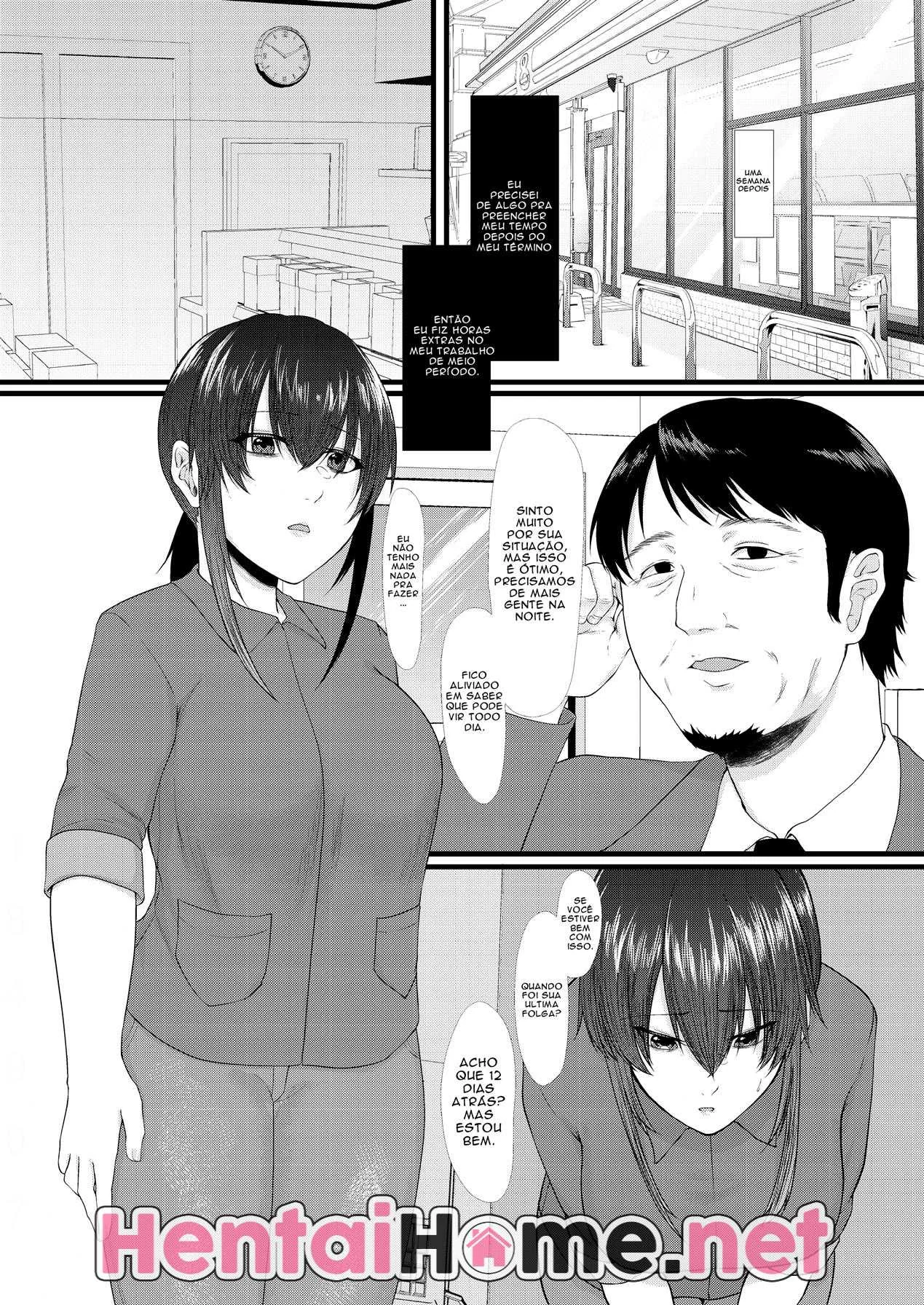 Chefe Tarado Metendo na Piranha da Buceta Gulosa - Hentai HQ Brasileiro