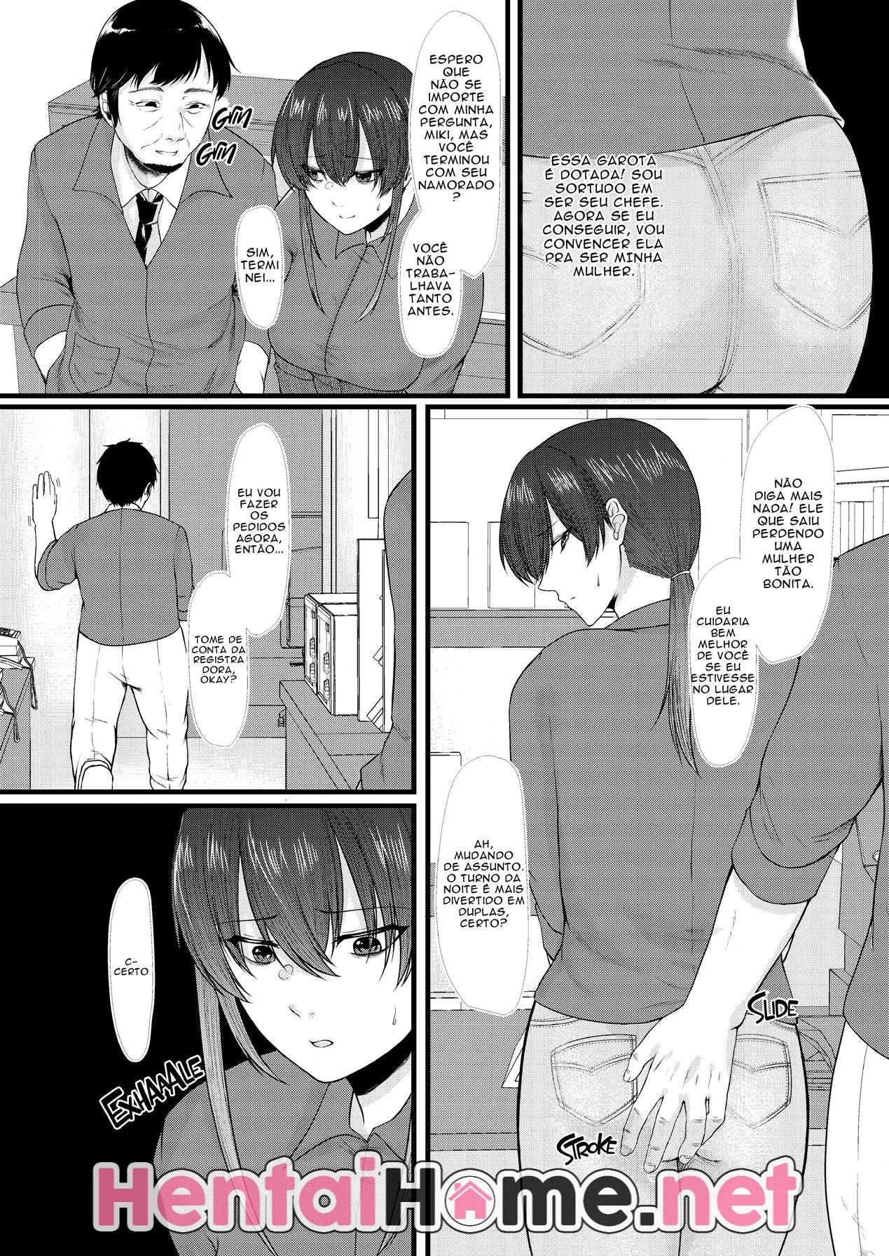 Chefe Tarado Metendo na Piranha da Buceta Gulosa - Hentai HQ Brasileiro