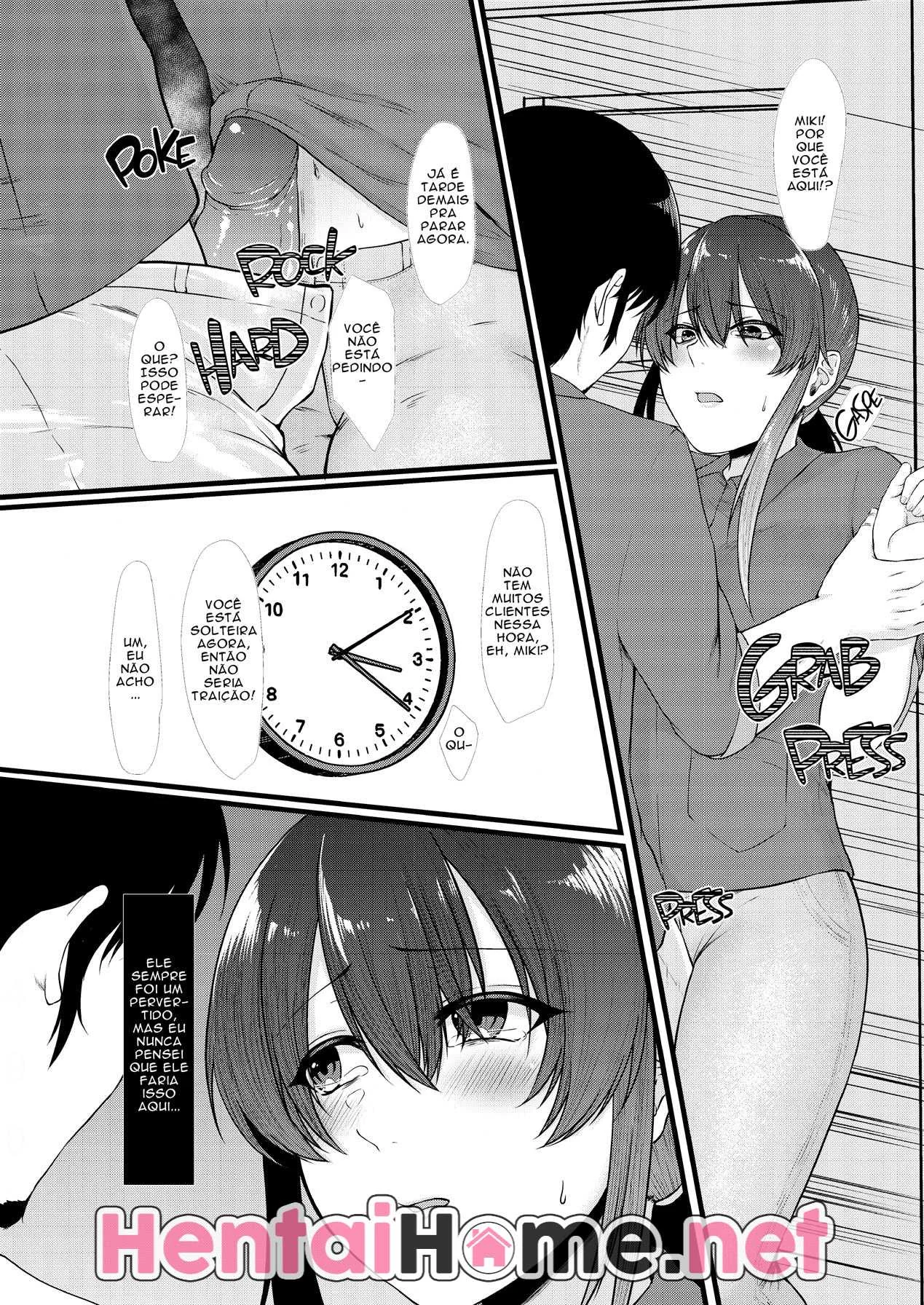 Chefe Tarado Metendo na Piranha da Buceta Gulosa - Hentai HQ Brasileiro