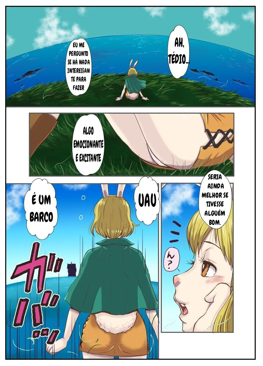 Chopper no Cio: Piranha Nami e Nico Robin Aliviam sua Piroca em One Piece Hentai HQ Brasileiro