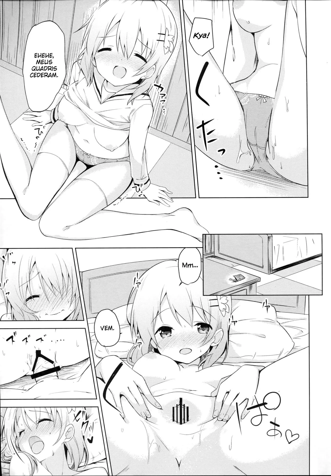 Chuva de Tesão: O Namorado não Resistiu à Buceta Molhada da Piranha da Cocoa em Hentai HQ Brasileiro