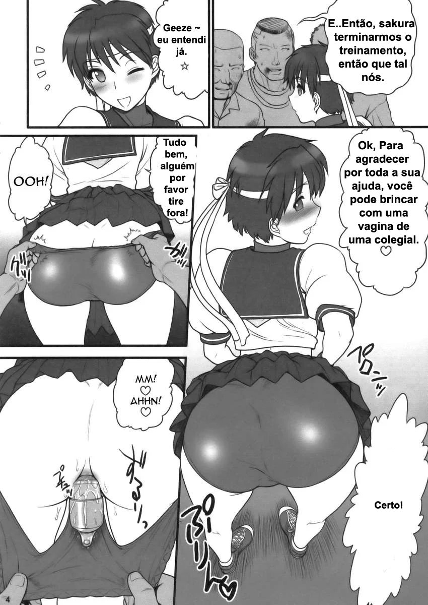 Colegial Piranha Dando Cu e Buceta para Professores em HQ Brasileiro de Hentai