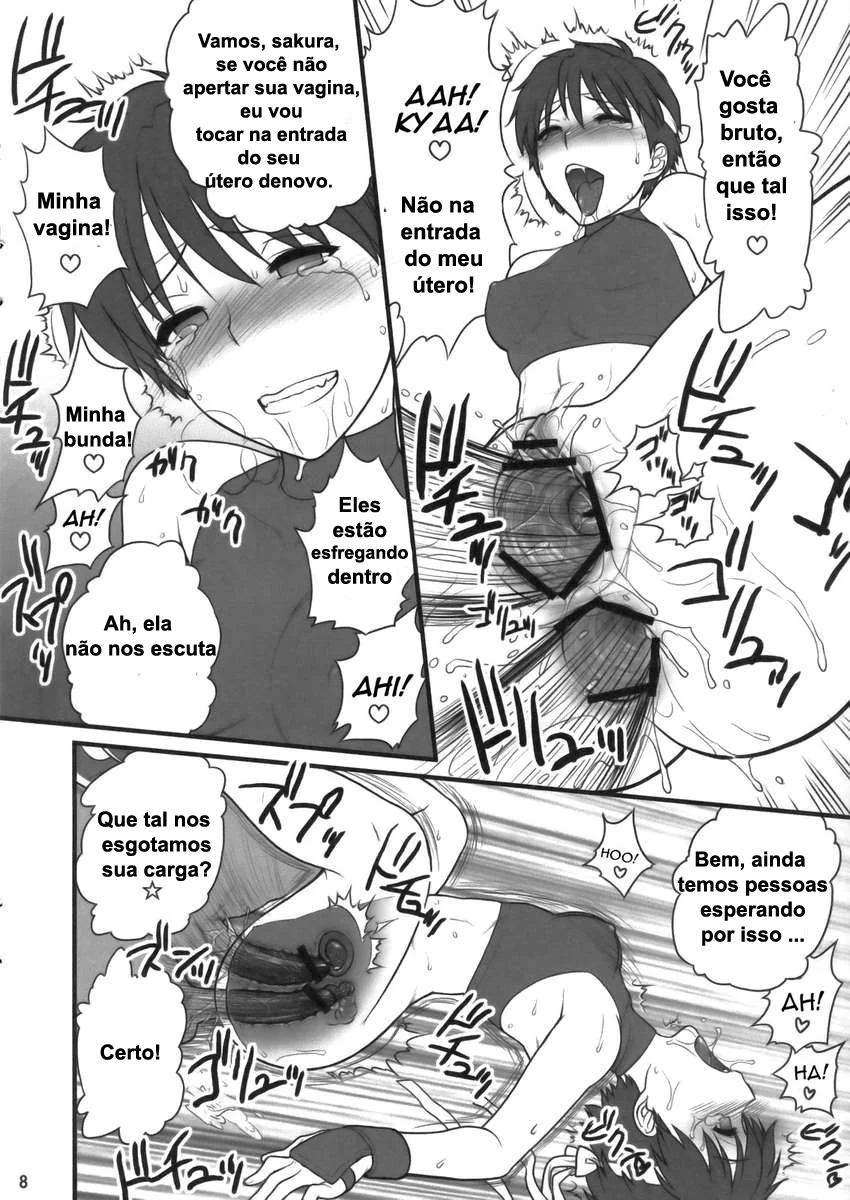 Colegial Piranha Dando Cu e Buceta para Professores em HQ Brasileiro de Hentai