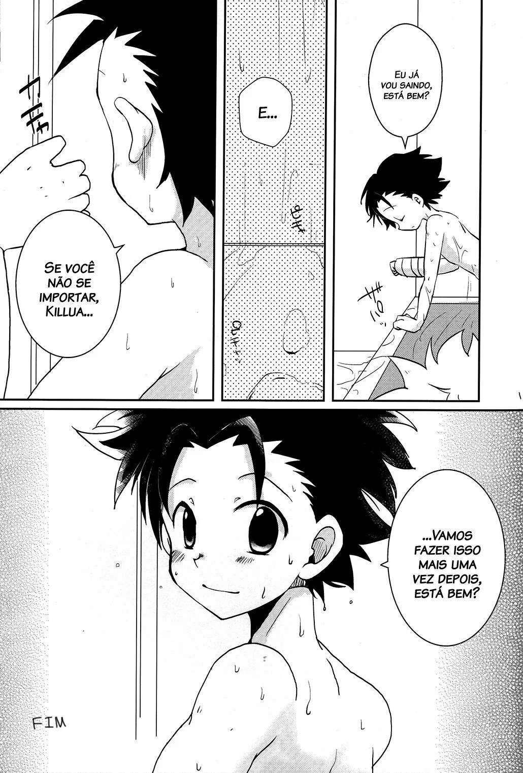 Comparação de Sexo em Hunter x Hunter - Gon Freecss Recebe Uma Massagem Quente de Killua Zoldyck em Hentai HQ Brasileiro!