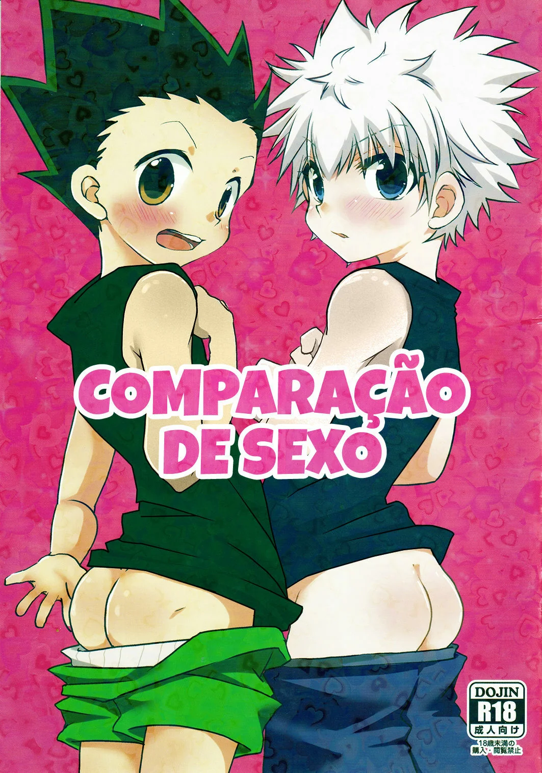 Comparação de Sexo em Hunter x Hunter - Gon Freecss Recebe Uma Massagem Quente de Killua Zoldyck em Hentai HQ Brasileiro!