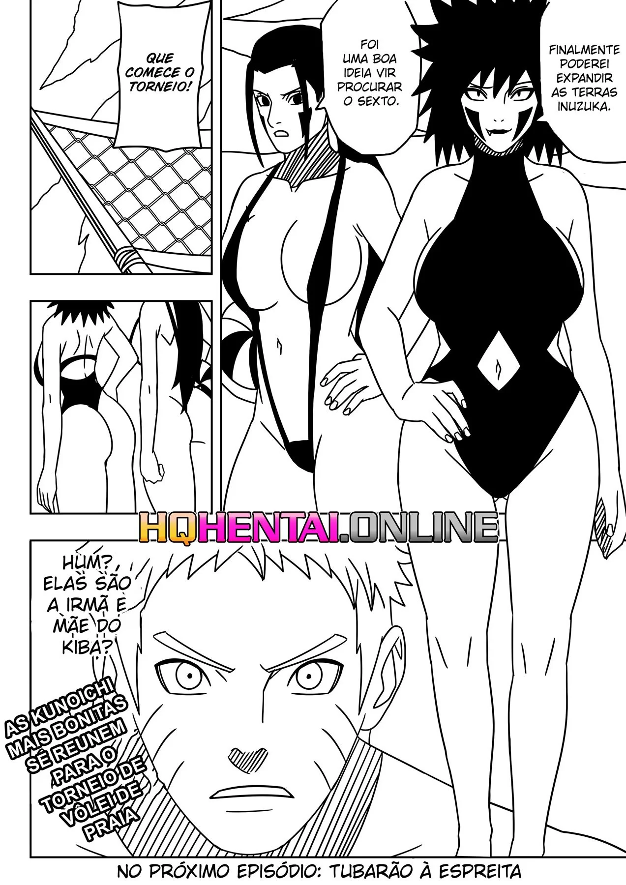 Competição e Putaria: Tsunade e Naruto Porno em Hentai HQ Brasileiro