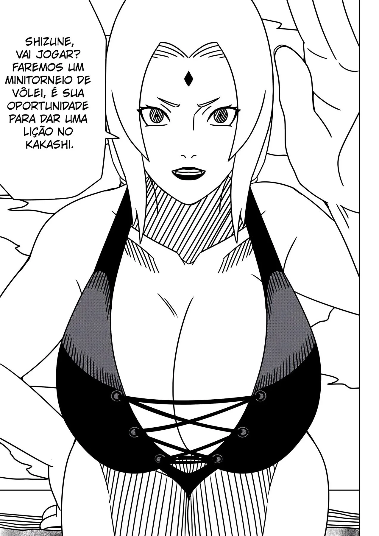 Competição e Putaria: Tsunade e Naruto Porno em Hentai HQ Brasileiro