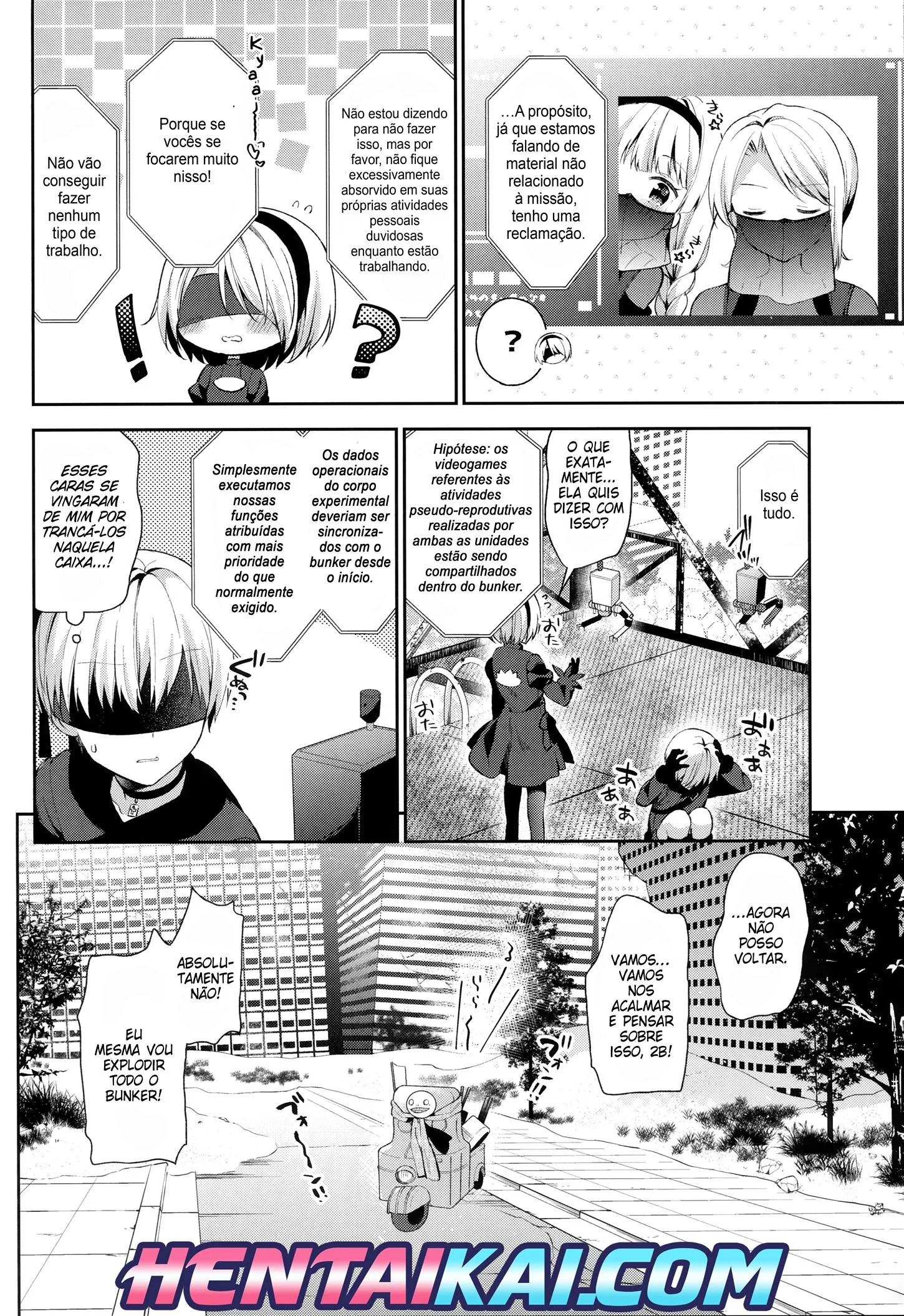 Corno descobre que é o próximo da lista para ser enrabado em Hentai HQ Brasileiro