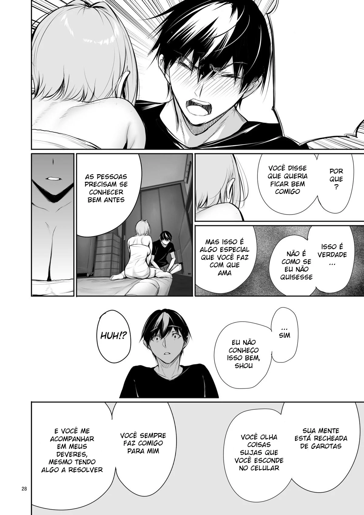 Corno descobre que é o próximo da lista para ser enrabado em Hentai HQ Brasileiro