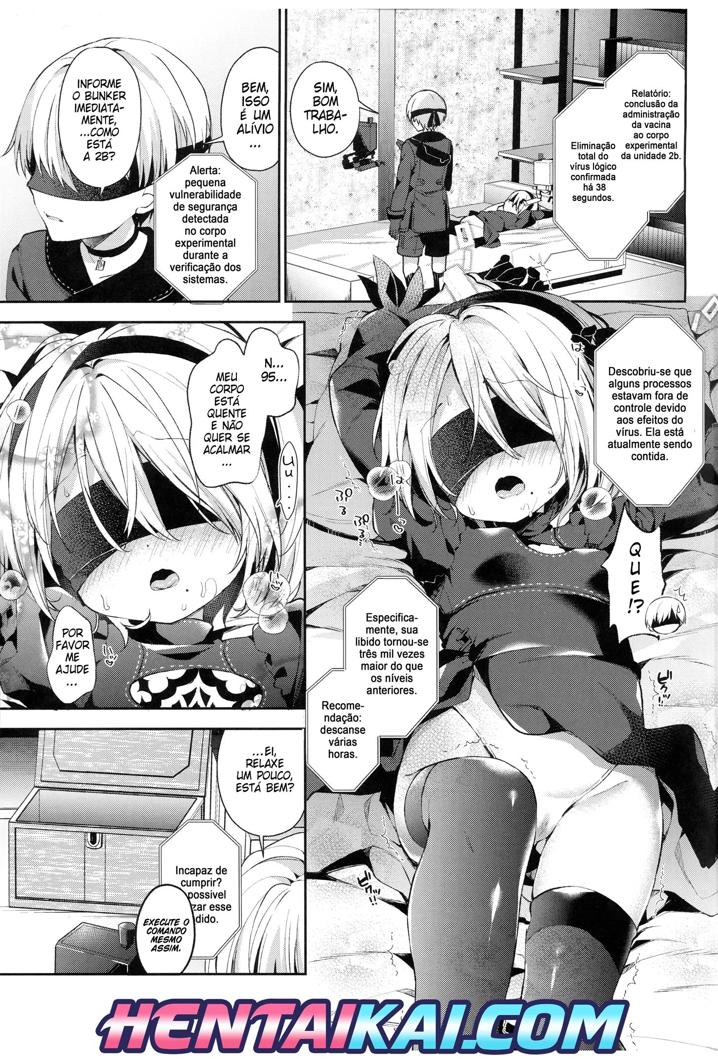 Corno descobre que é o próximo da lista para ser enrabado em Hentai HQ Brasileiro