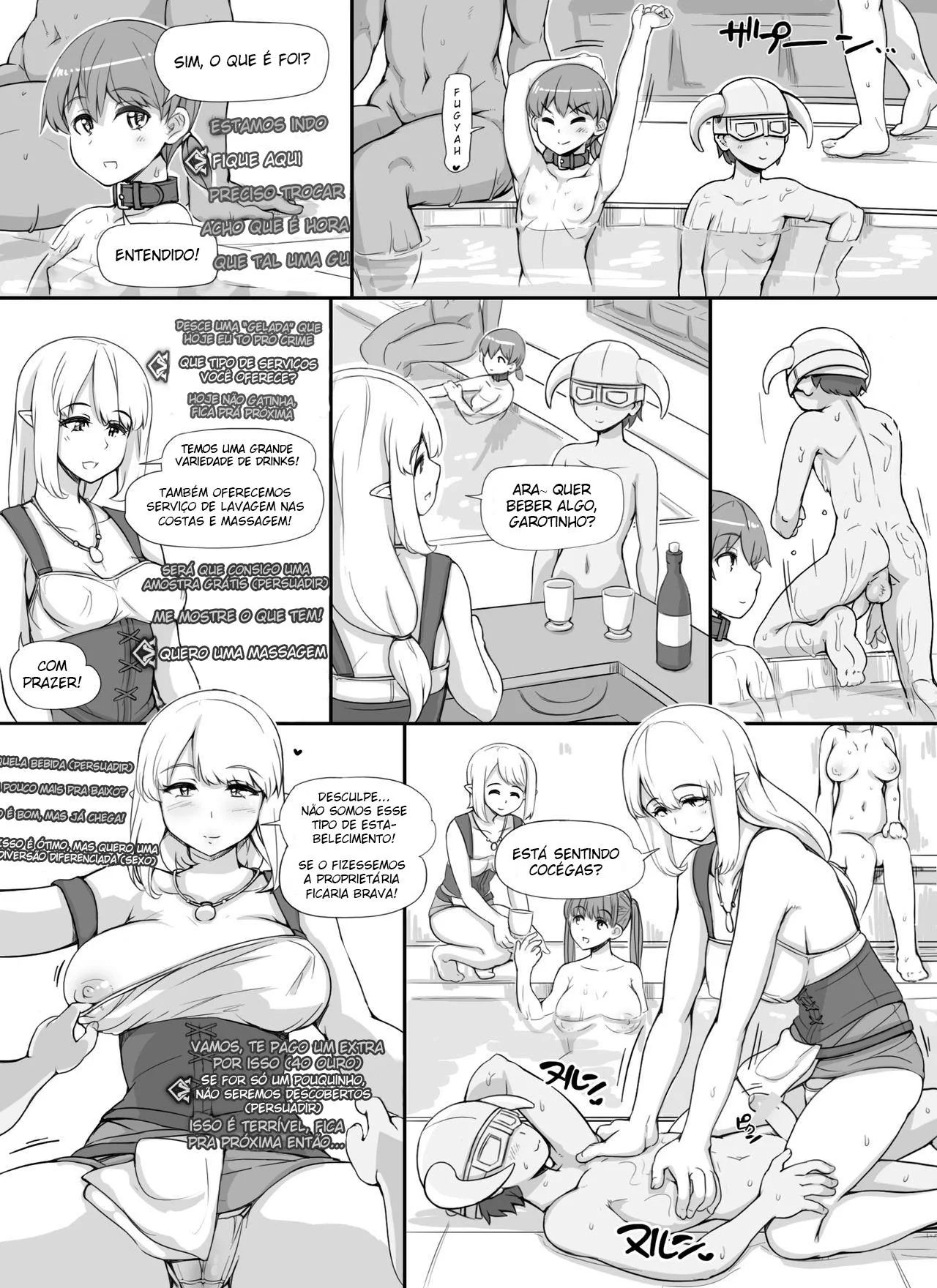 Corno descobre que é o próximo da lista para ser enrabado em Hentai HQ Brasileiro