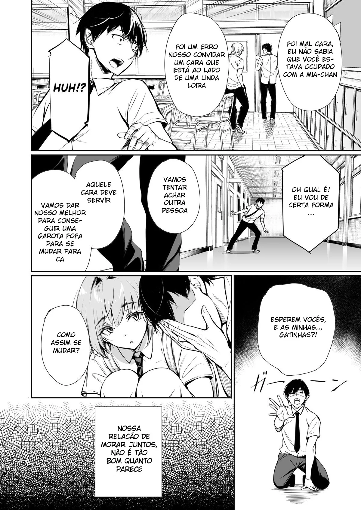 Corno descobre que é o próximo da lista para ser enrabado em Hentai HQ Brasileiro