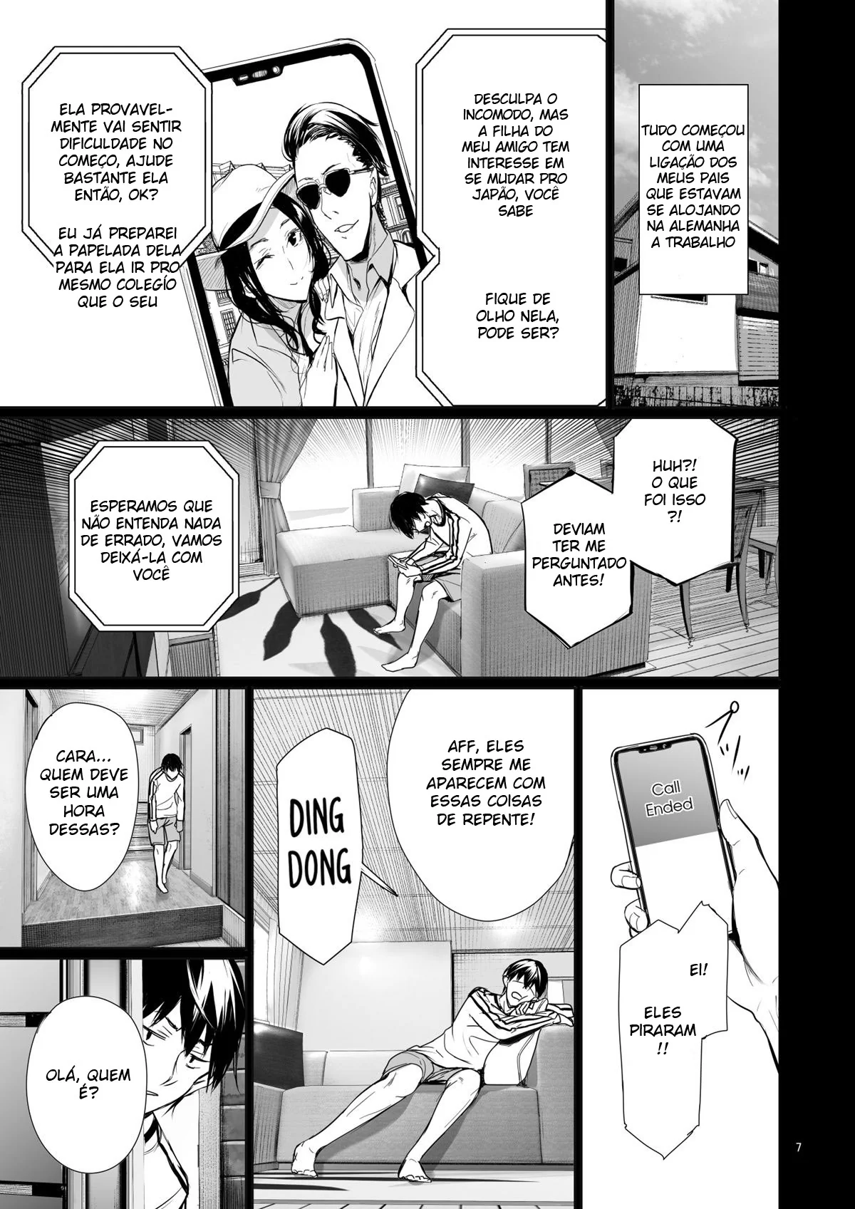 Corno descobre que é o próximo da lista para ser enrabado em Hentai HQ Brasileiro