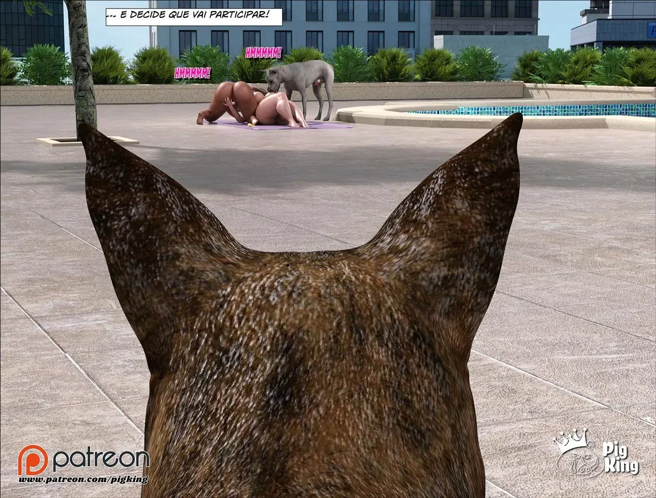 Cynthia, a piranha que levou duas pirocas de deuses - Hentai HQ Brasileiro