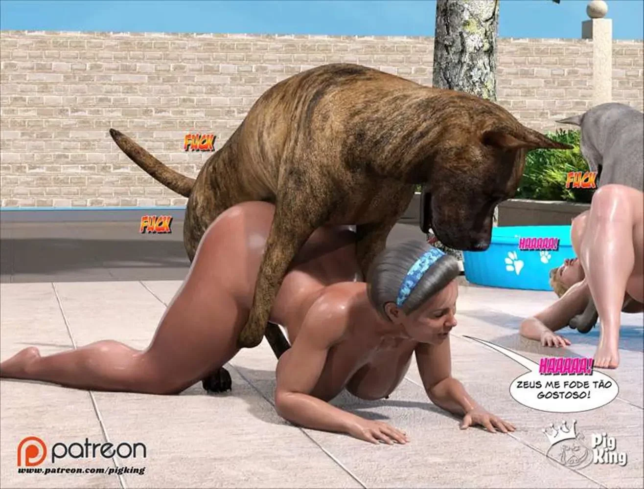 Cynthia, a piranha que levou duas pirocas de deuses - Hentai HQ Brasileiro