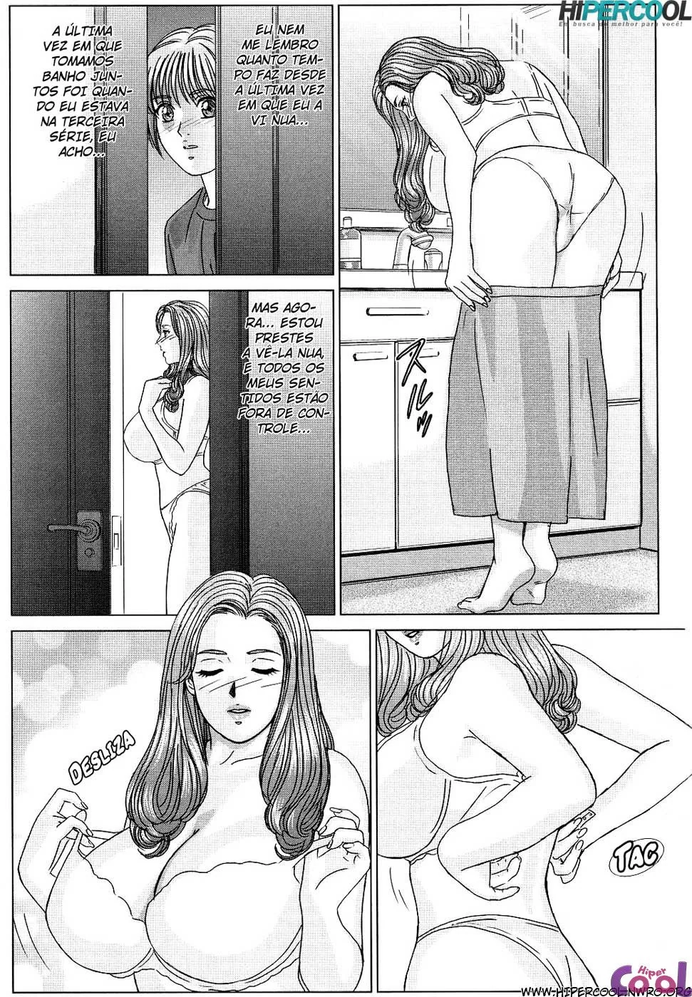 Desejos Proibidos: Mãe Piranha e Filho Com Tensões Sexuais Em Hentai HQ Brasileiro