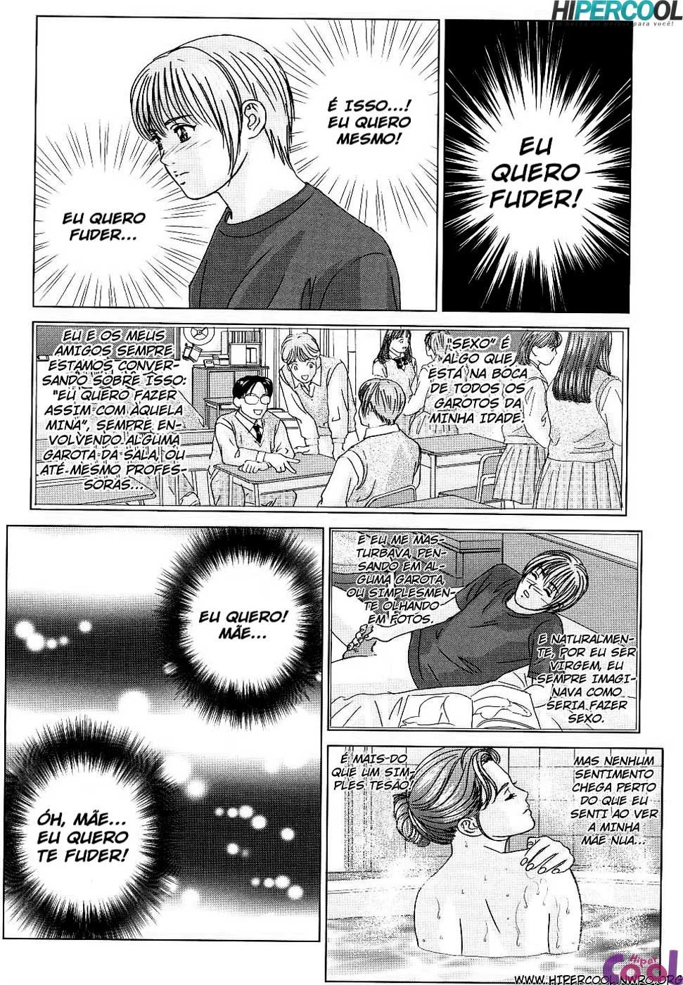 Desejos Proibidos: Mãe Piranha e Filho Com Tensões Sexuais Em Hentai HQ Brasileiro