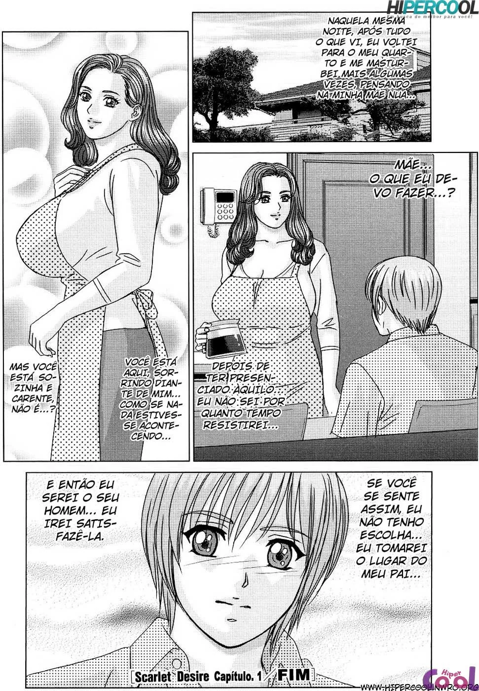 Desejos Proibidos: Mãe Piranha e Filho Com Tensões Sexuais Em Hentai HQ Brasileiro