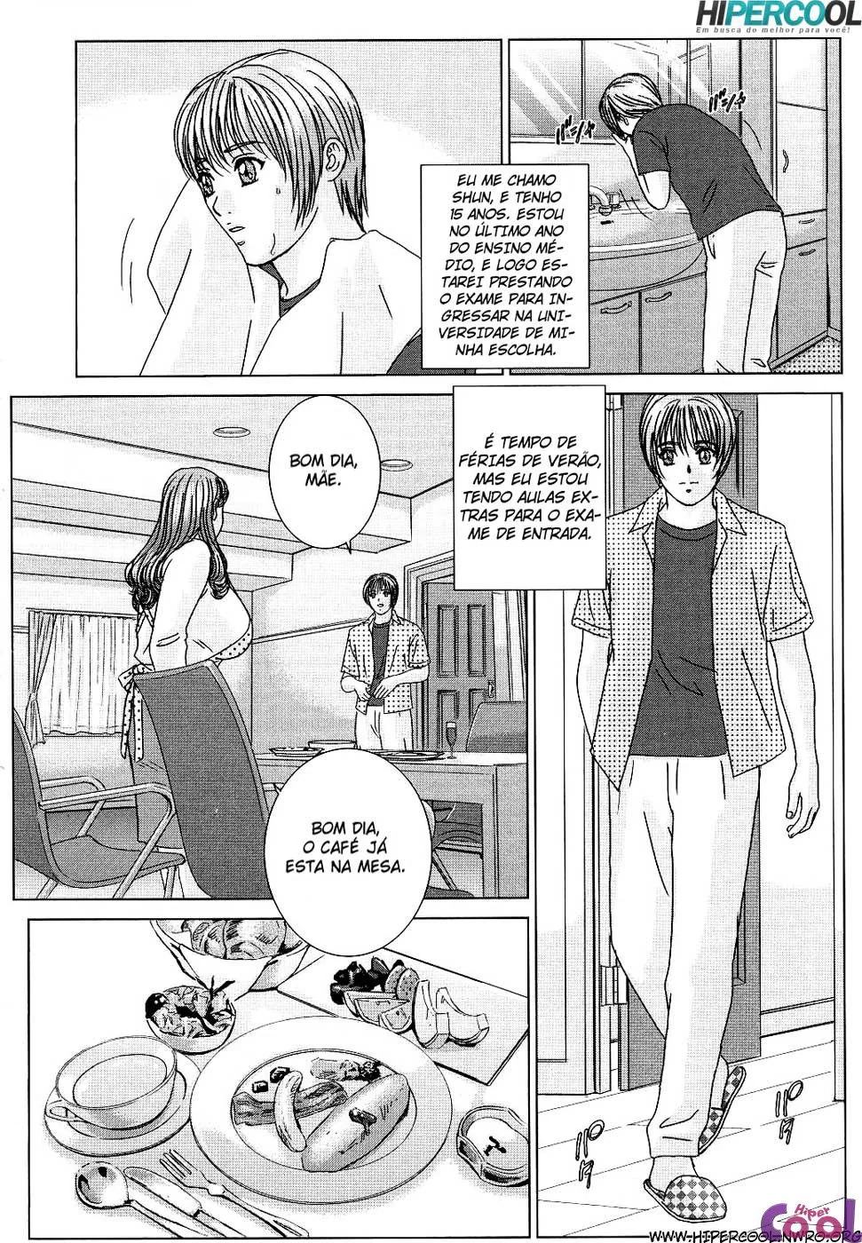 Desejos Proibidos: Mãe Piranha e Filho Com Tensões Sexuais Em Hentai HQ Brasileiro