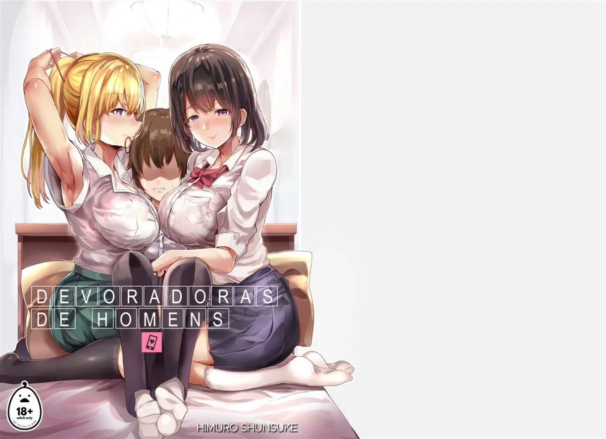 Devoradoras de Homens: Yu se torna o brinquedinho sexual de duas predadoras insaciáveis em Hentai HQ Brasileiro