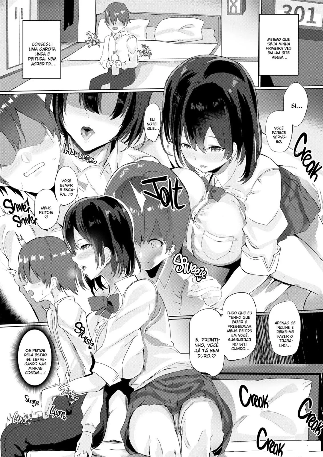 Devoradoras de Homens: Yu se torna o brinquedinho sexual de duas predadoras insaciáveis em Hentai HQ Brasileiro