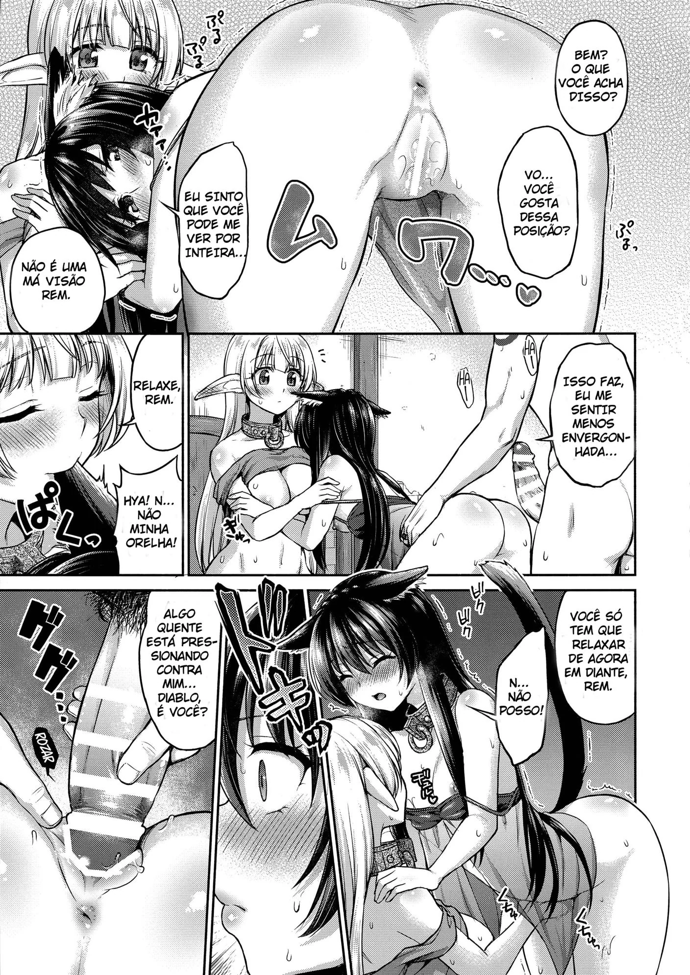 Diablo e as Piranhas da Buceta Molhada em Hentai HQ Brasileiro