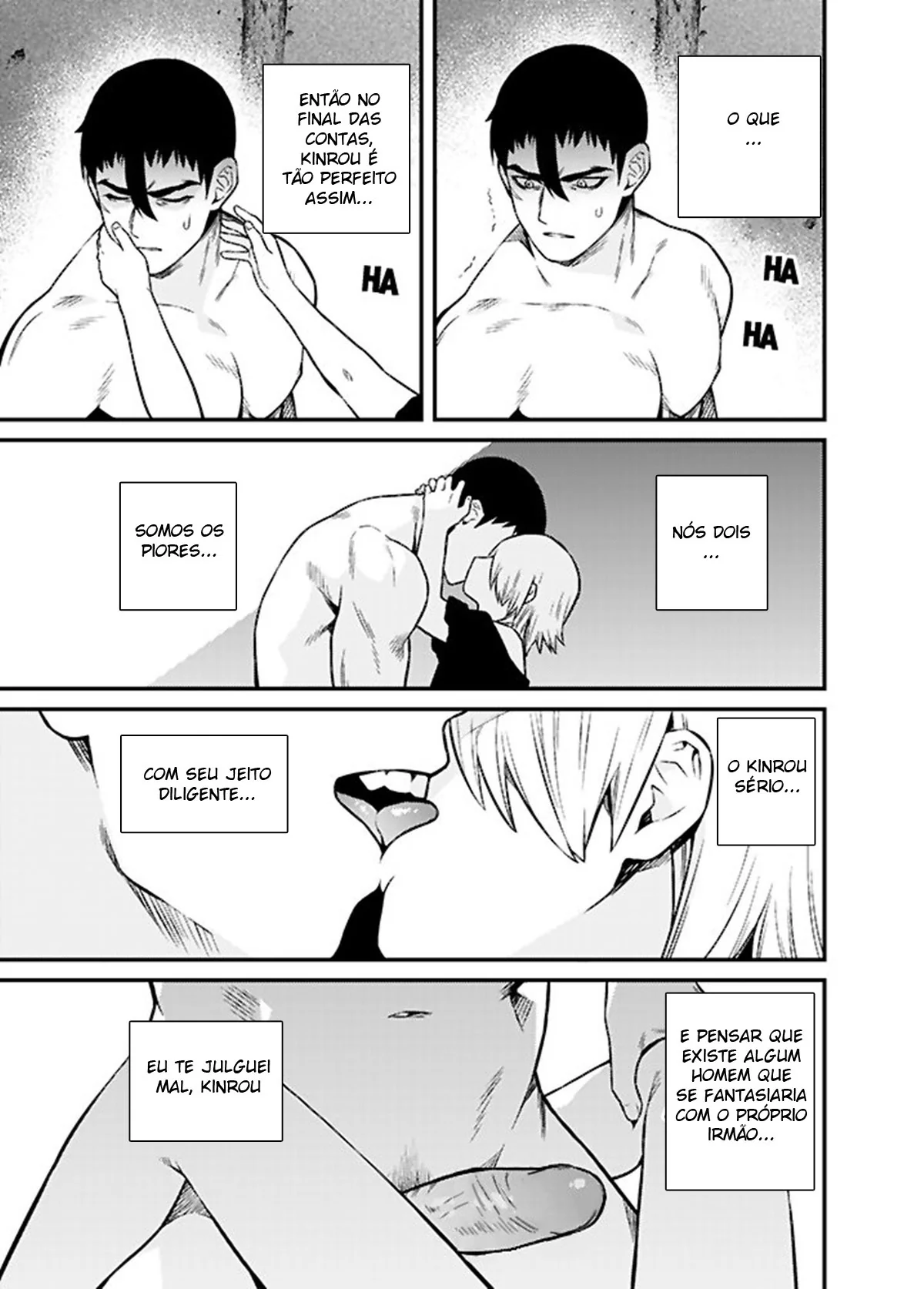 Dr. Stone Hentai: Ginro e Kinro na Putaria Anal em Manga Hentai HQ Brasileiro