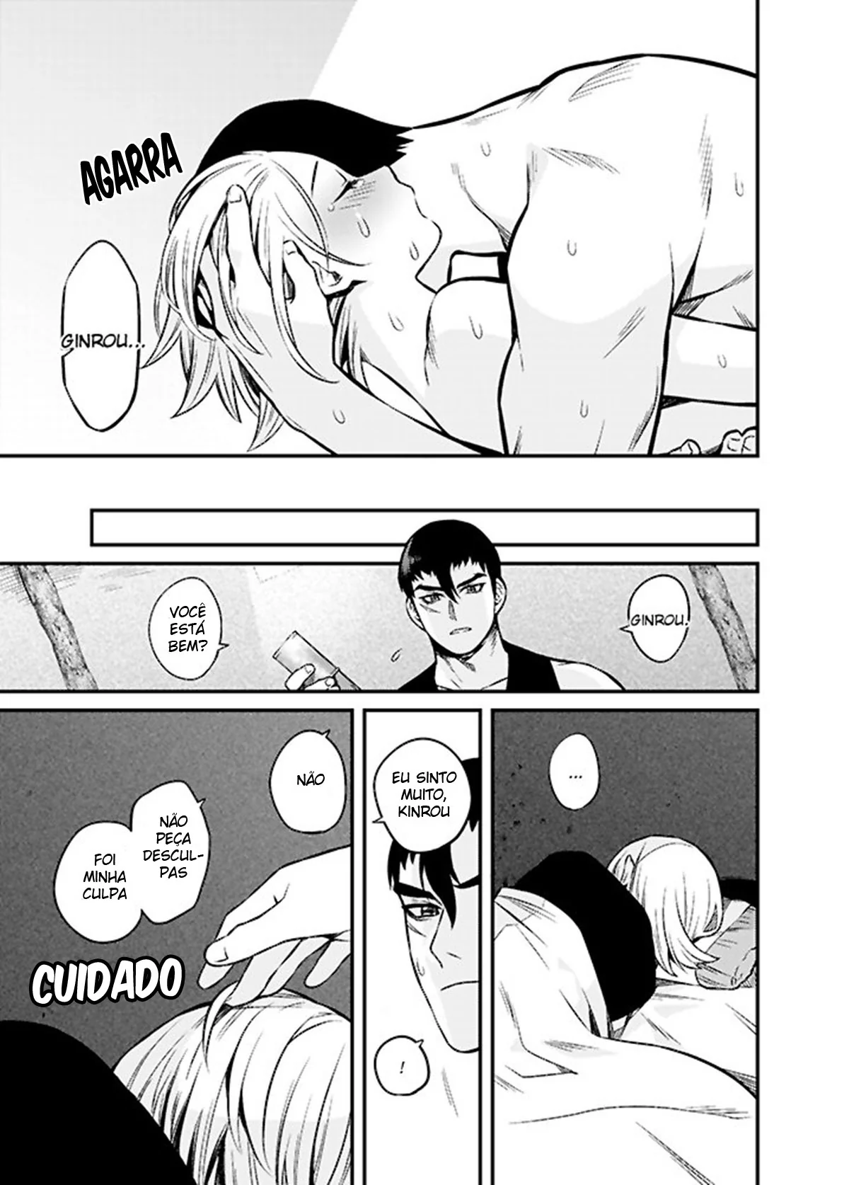 Dr. Stone Hentai: Ginro e Kinro na Putaria Anal em Manga Hentai HQ Brasileiro