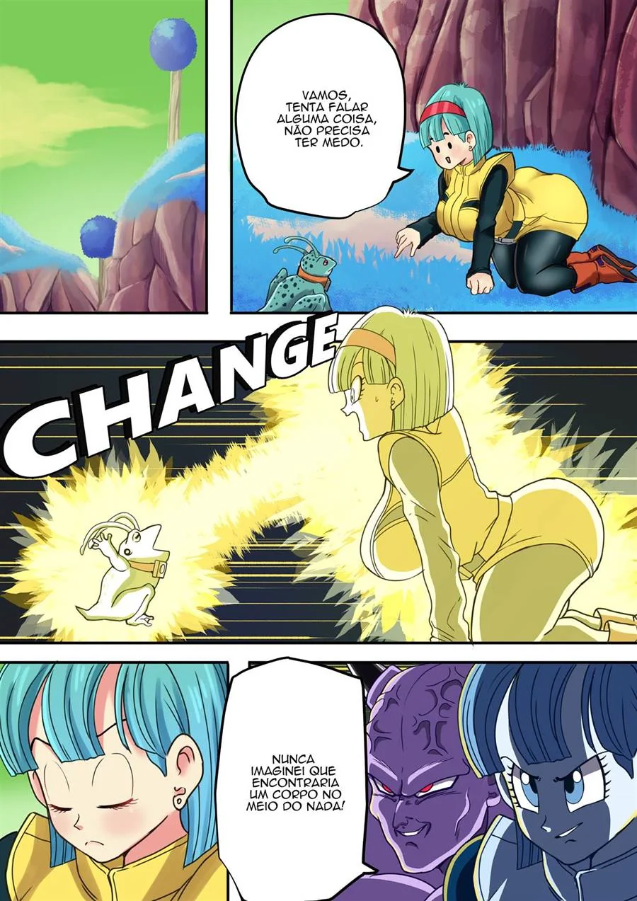 Dragon Ball: Bulma, Adroid 18 e Caulifla - Ginyu e suas putarias em troca de corpos Em hentai HQ